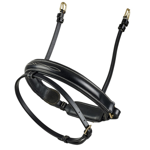 Black Soft D.D Leather Noseband