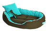 Soft Reversible Elite Dog/Cat Bed with 2 Extra Pillows