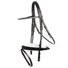 Black Designer D.D Leather Dressage Horse Bridle