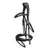 Black Designer D.D Leather Dressage Horse Bridle