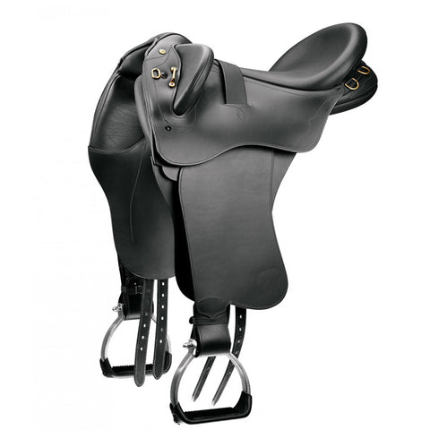 Black Premium Leather English Saddle