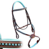 Brown Designer D.D Leather Dressage Horse Bridle