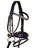 Black Designer D.D Leather Dressage Horse Bridle