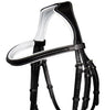 Black Designer D.D Leather Dressage Horse Bridle