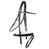 Black Designer D.D Leather Dressage Horse Bridle
