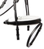 Black Designer D.D Leather Dressage Horse Bridle