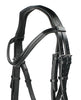 Black Designer D.D Leather Dressage Horse Bridle
