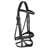 Black Designer D.D Leather Dressage Horse Bridle