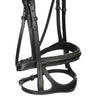 Black Designer D.D Leather Dressage Horse Bridle