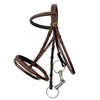 Brown Designer Calf Leather Dressage Horse Bridle