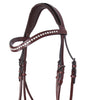 Brown Designer D.D Leather Dressage Horse Bridle