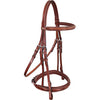 Brown Designer Havana Leather Dressage Horse Bridle