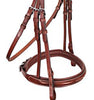 Brown Designer Havana Leather Dressage Horse Bridle