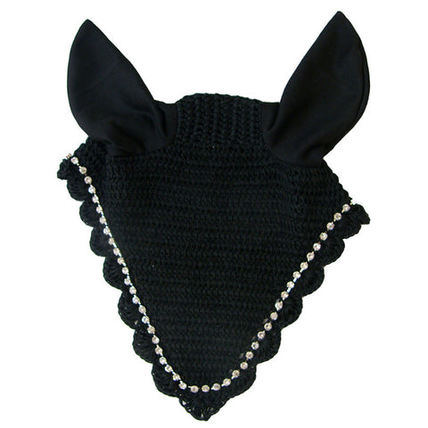 Black Crochet Fly Veil