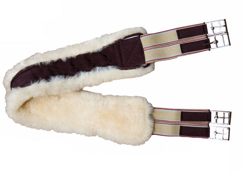 Natural Brown Sheepskin Color Girth