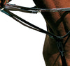 Black DD Leather Breastplate Martingale