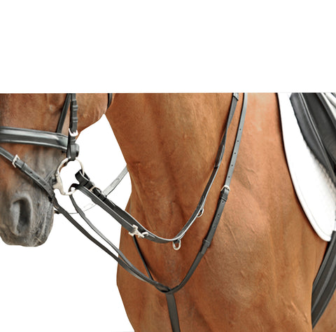 Black Shalimar Soft Breastplate Martingale
