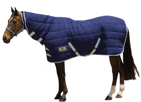 Navy Blue 300D Stable Blanket Combo 200G