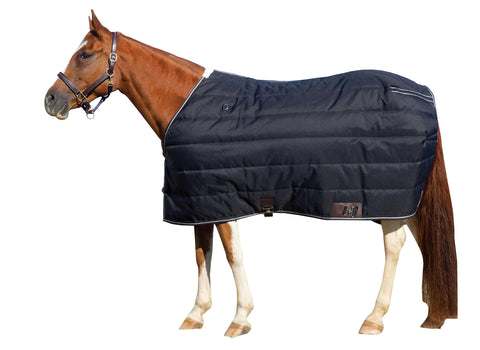 Black 420D Stable Blanket Std Neck 200G