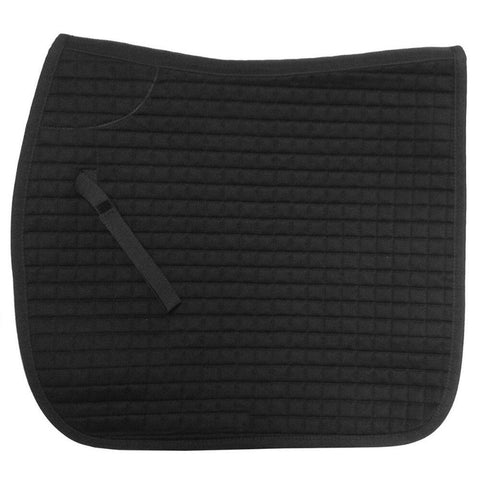 Black English Saddle Pad