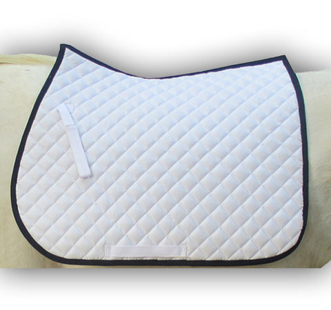 White Saddle Pad Basic