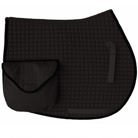 Black Riding Saddle Pad