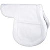 Super Quilted white English Saddle Pad
