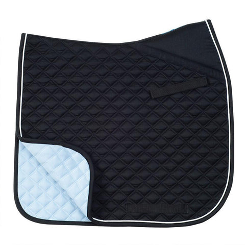 Black/White Dressage Saddle Pad