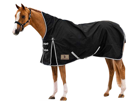 Black 600D Turnout Blanket High Neck 150G