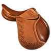 Premium Calf Leather Light Weight Golden Brown English Saddle