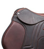 Brown & Black Designer D.D Leather Dressage Horse Saddle