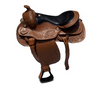 Designer Brown Leather Saddle