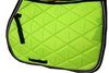 Green English saddle pad