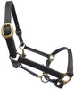 Black DD Leather Halter