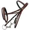 Brown Designer Calf Leather Dressage Horse Bridle