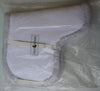 Super Quilted  white English Saddle Pad