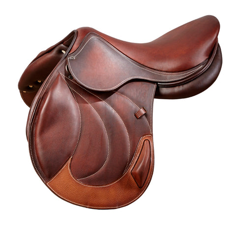 Brown Designer D.D Leather Dressage Horse Saddle