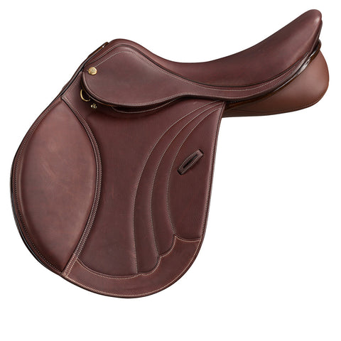 Brown Designer D.D Leather Dressage Horse Saddle