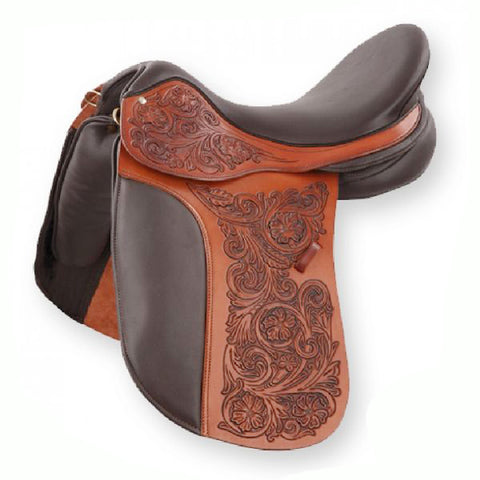 Designer Premium Leather Dressage Horse Saddle