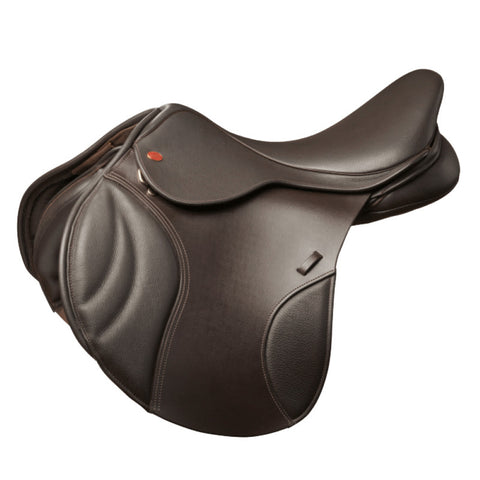 Black Designer D.D Leather Dressage Horse Saddle