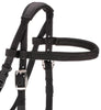 Black Designer P P Dressage Horse Bridle