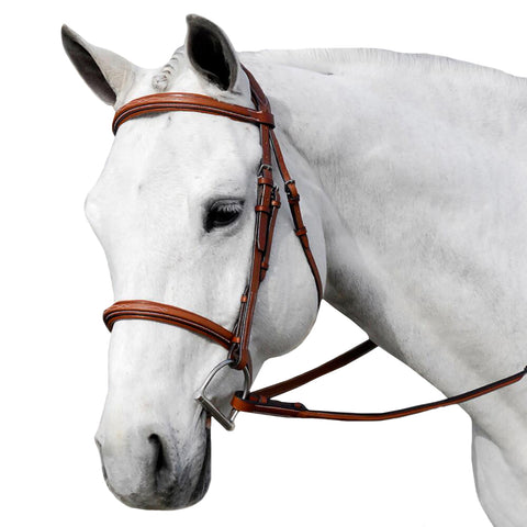 Flat Padded  handmade soft Leather Bridle