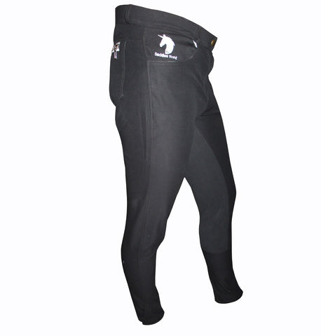 Black Chino Breeches