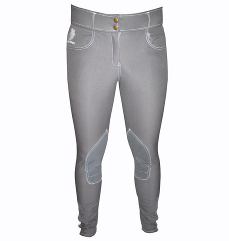 Grey Chino Breeches