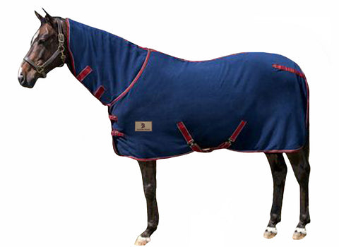 Blue Fleece Cooler Deco