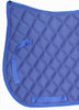 Blue English saddle pad