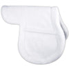 Super Quilted  white English Saddle Pad