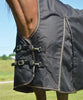 Black 1200D Turnout Blanket High Neck 150G