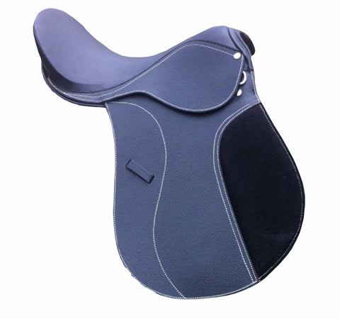 Blue & Black Dressage Horse Saddle