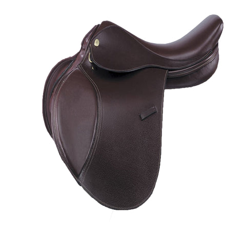 Dark Brown Eventing Dressage Horse Saddle